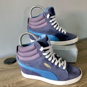 puma madeira wedge sneakers